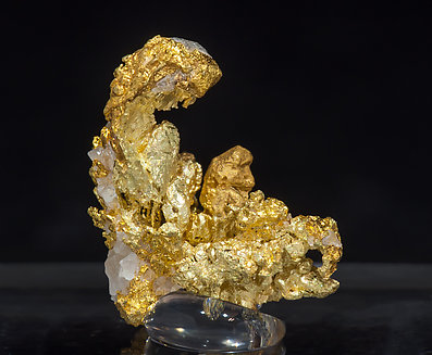 Gold with Quartz. Front