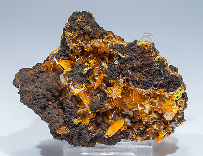 Wulfenite with Mimetite. Rear