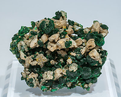 Cerussite with Malachite. 