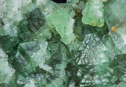 Fluorite (octahedral). 