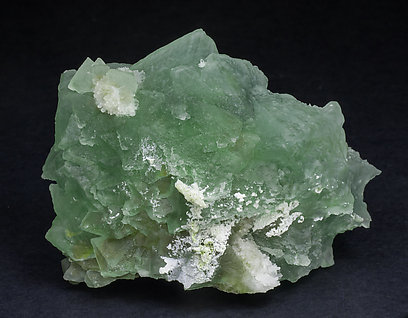 Fluorite with Quartz. Rear