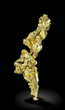 Gold (spinel twin). Front / Photo: Joaquim Calln