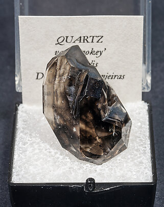 Quartz (variety smoky). 