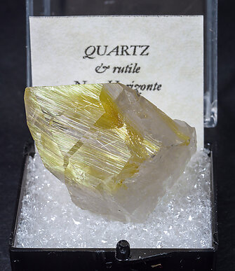 Quartz with Rutile inclusions. Front