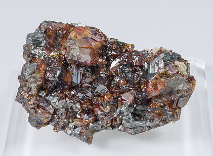 Sphalerite with Bournonite and Siderite. 