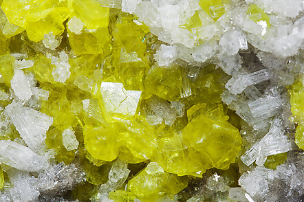 Sulphur with Aragonite. 