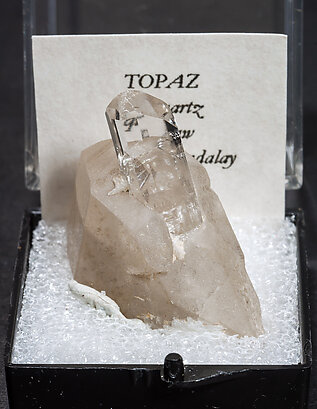 Topaz on Quartz. Front