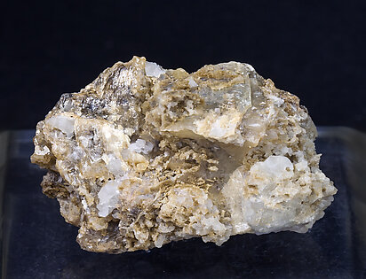 Wulfenite (variety chillagite) with Fluorite and Baryte. 