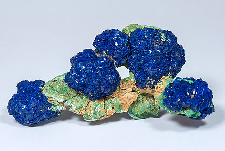 Azurite with Malachite. 