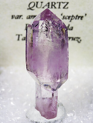 Quartz (variety amethyst). 