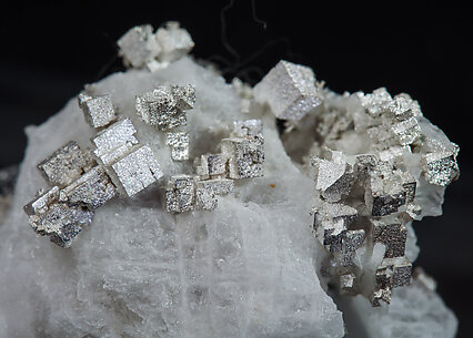 Silver on Calcite. 