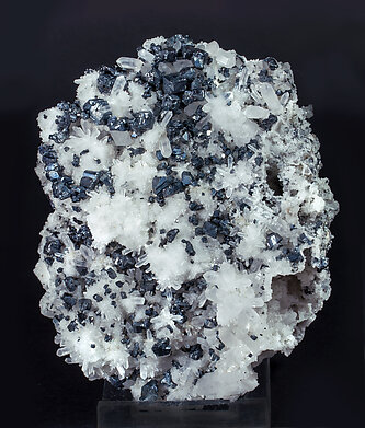 Stephanite with Quartz. Side