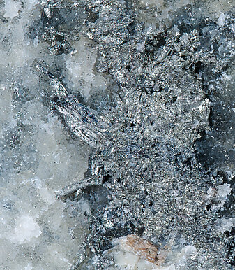 Sylvanite on Quartz. 