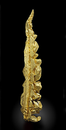 Gold (spinel twin). Rear / Photo: Joaquim Calln