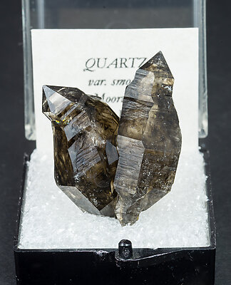 Quartz (variety smoky). 