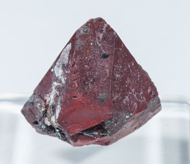 Zunyite with Hematite. Rear