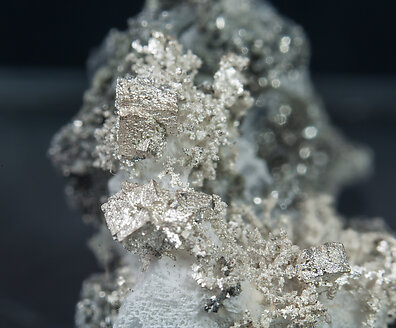 Silver with Calcite and Löllingite. 