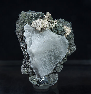 Silver with Calcite. 