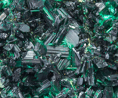 Brochantite with Malachite. 