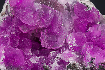 Calcite (variety cobaltoan) with Quartz . 