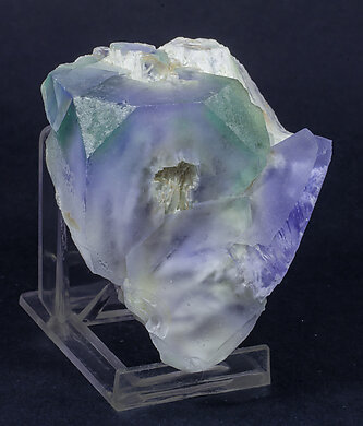 Fluorite with Baryte. Side