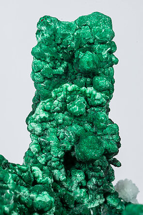 Malachite with Calcite and Cerussite. 