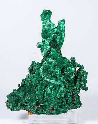 Malachite with Cerussite. Front