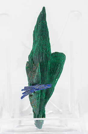 Malachite with Azurite. Side