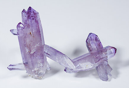 Quartz (variety amethyst). Rear