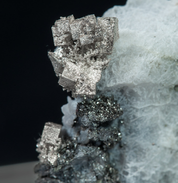 Silver with Calcite and Löllingite. 