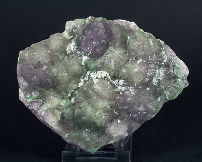 Fluorite with Quartz. 