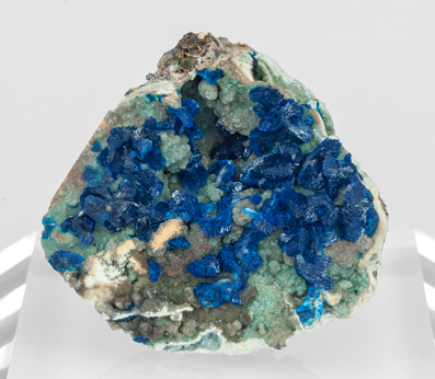 Veszelyite with Hemimorphite. Side