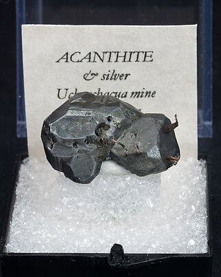 Acanthite with Silver. 