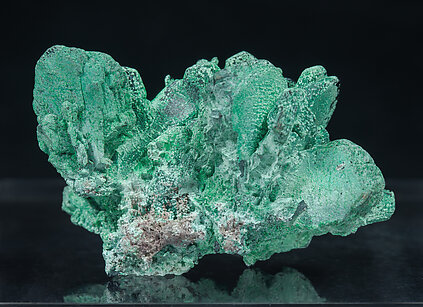 Chalcocite with Malachite. Rear