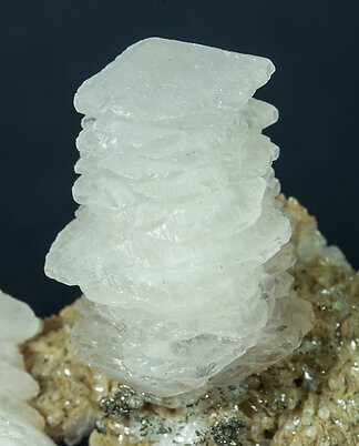 Calcite with Siderite and Pyrite. 