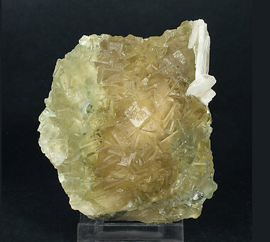 Fluorite with Baryte. Side