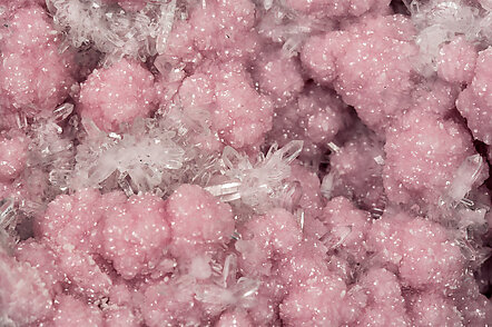 Rhodochrosite with Quartz. 