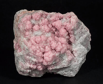 Rhodochrosite with Quartz. 