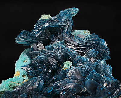 Veszelyite with Theisite. Detail / Photo: Joaquim Calln