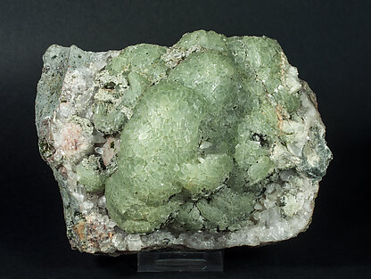 Prehnite with Quartz and Epidote. Front