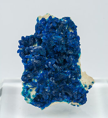 Veszelyite with Hemimorphite. 