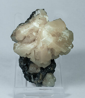 Cerussite with Galena. Front