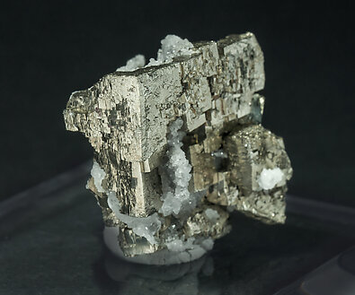 Pyrite with Quartz. Side