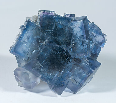 Fluorite with Quartz. Side