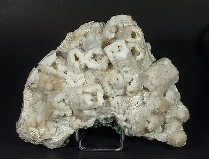 Calcite (variety kanonenspat) with Quartz. 