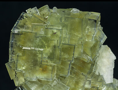 Fluorite with Baryte. 