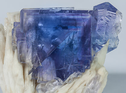 Fluorite with Baryte. 