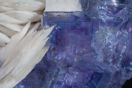 Fluorite with Baryte. 