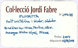 Fluorita globular