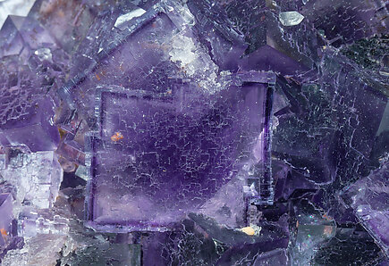 Fluorite with Baryte. 